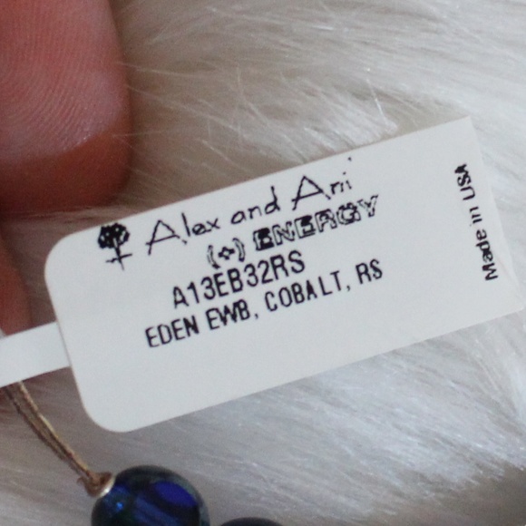 Alex and Ani,  Eden EWB Cobalt beaded bracelet New with tag - Picture 6 of 7